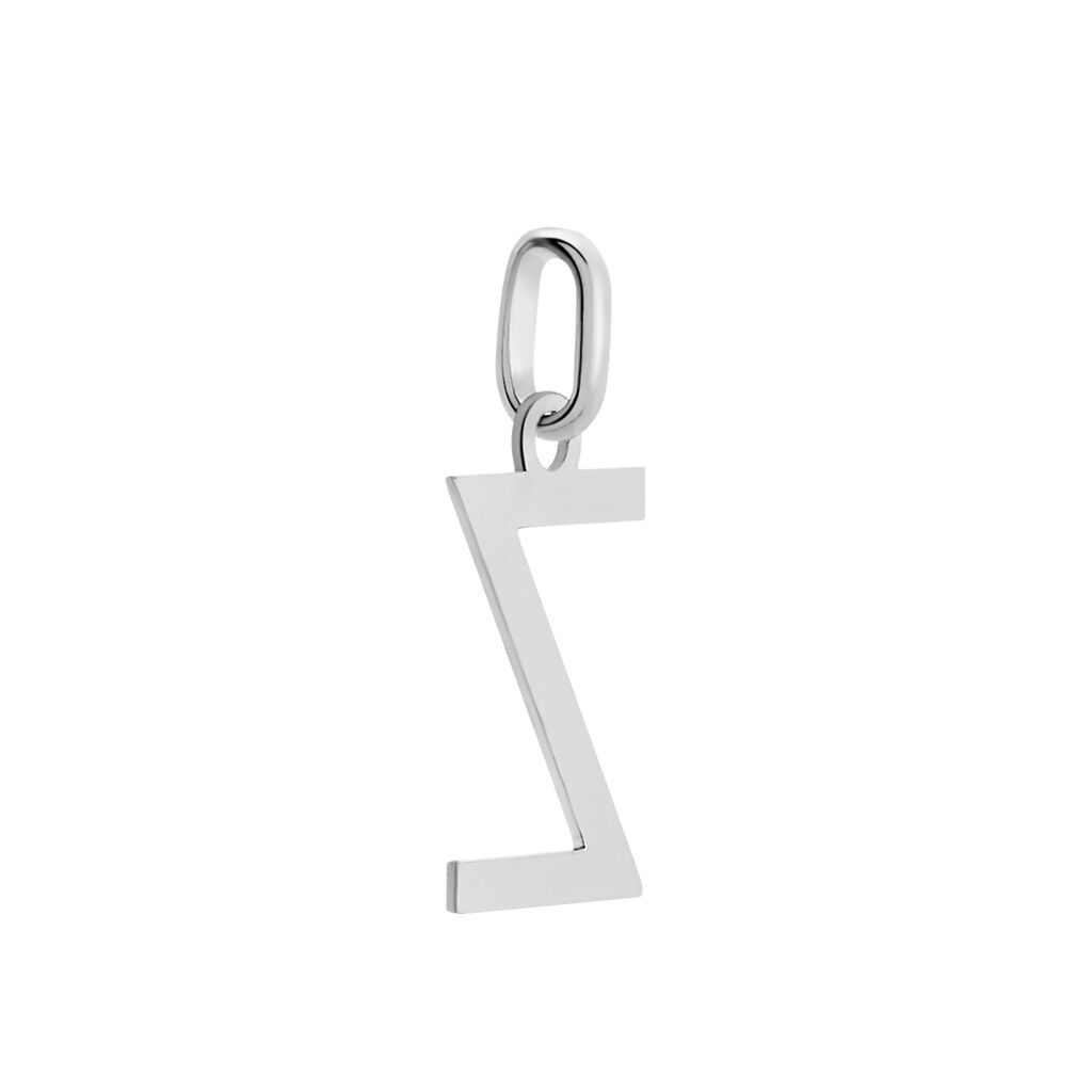 Pendentif Ionia Lettre Or Blanc