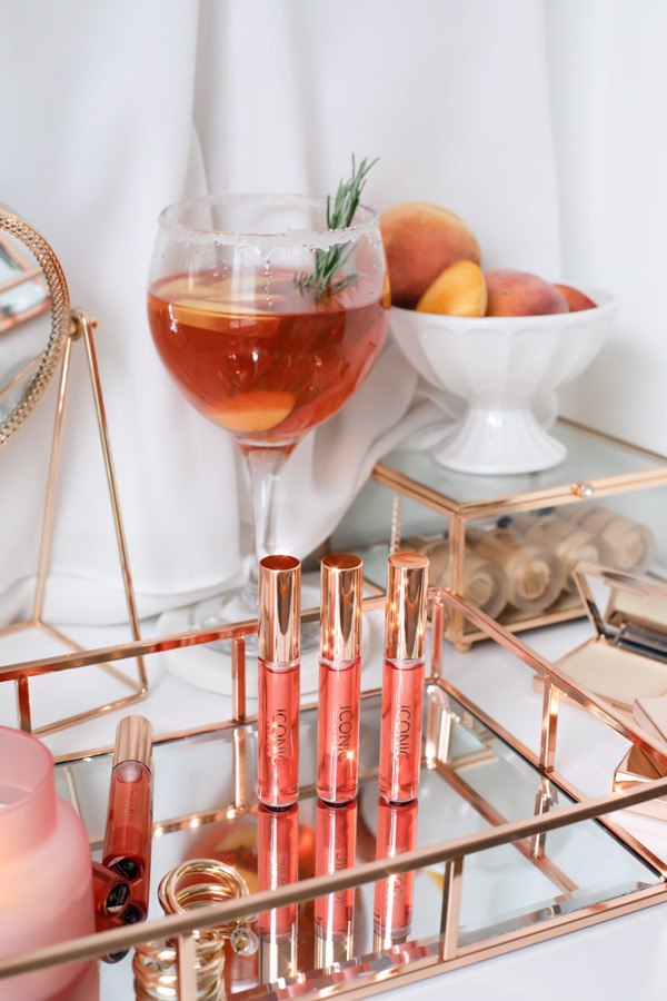 Iconic London Lustre Lip Oil She’s a Peach Coral 6ml