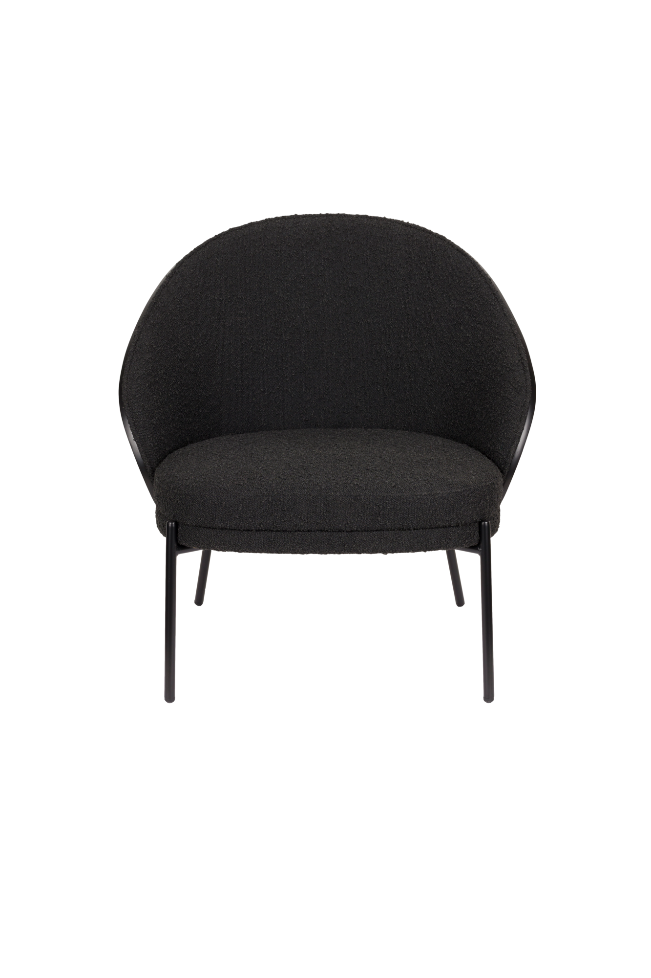 Fauteuil Rodin Bouclé zwart