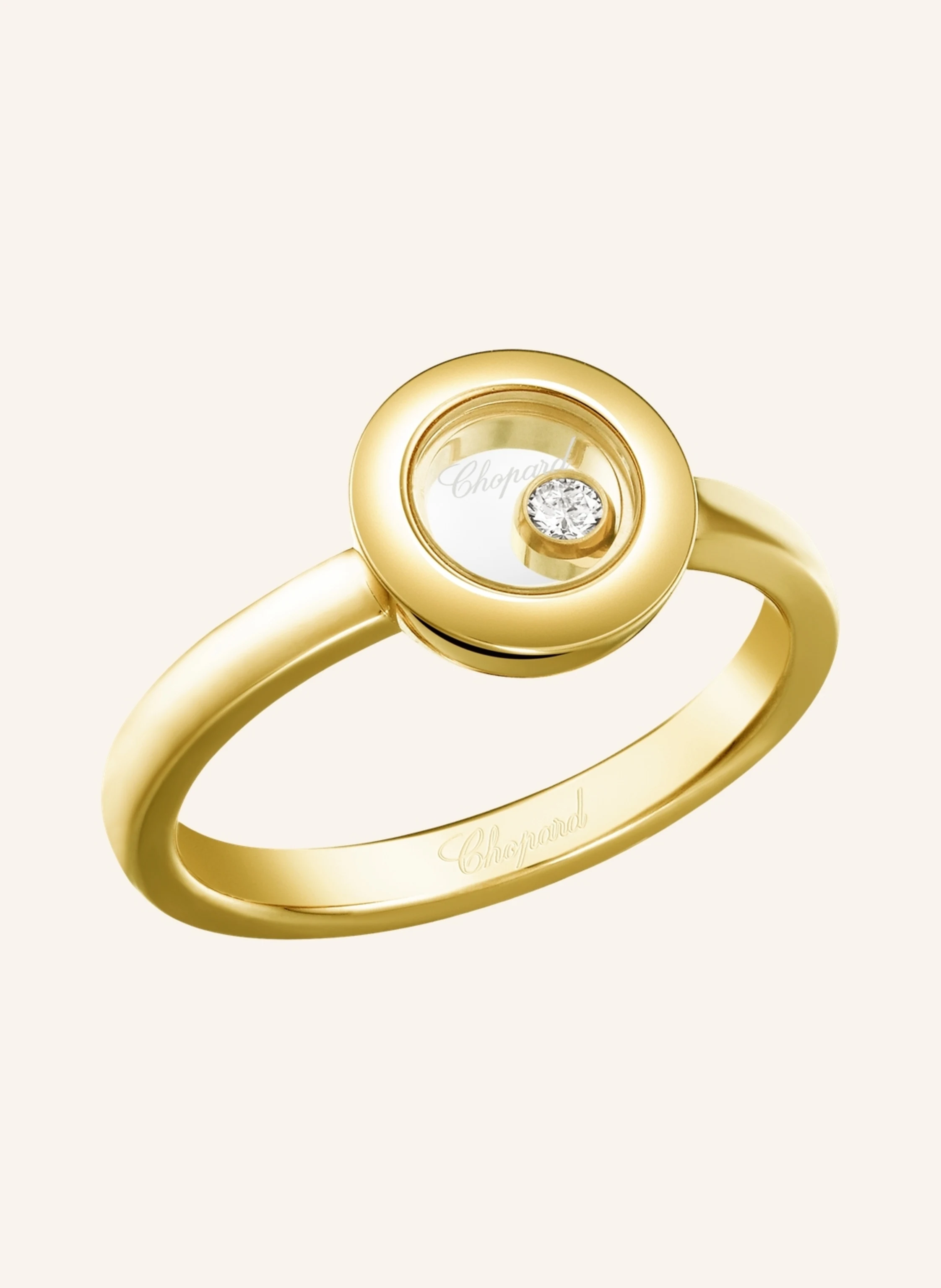 Chopard Ring HAPPY DIAMONDS ICONS Ring aus 18 Karat Gelbgold und Diamanten
