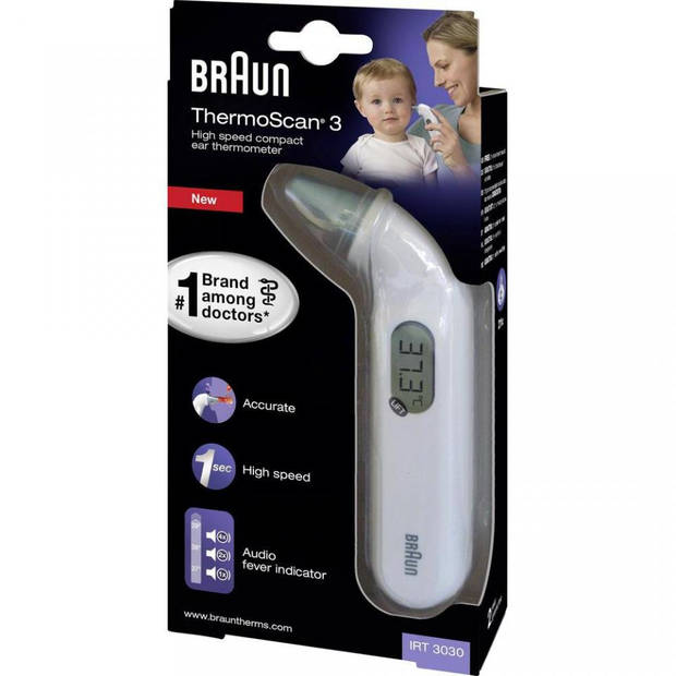 Braun Thermoscan 3 compacte oorthermometer IRT3030