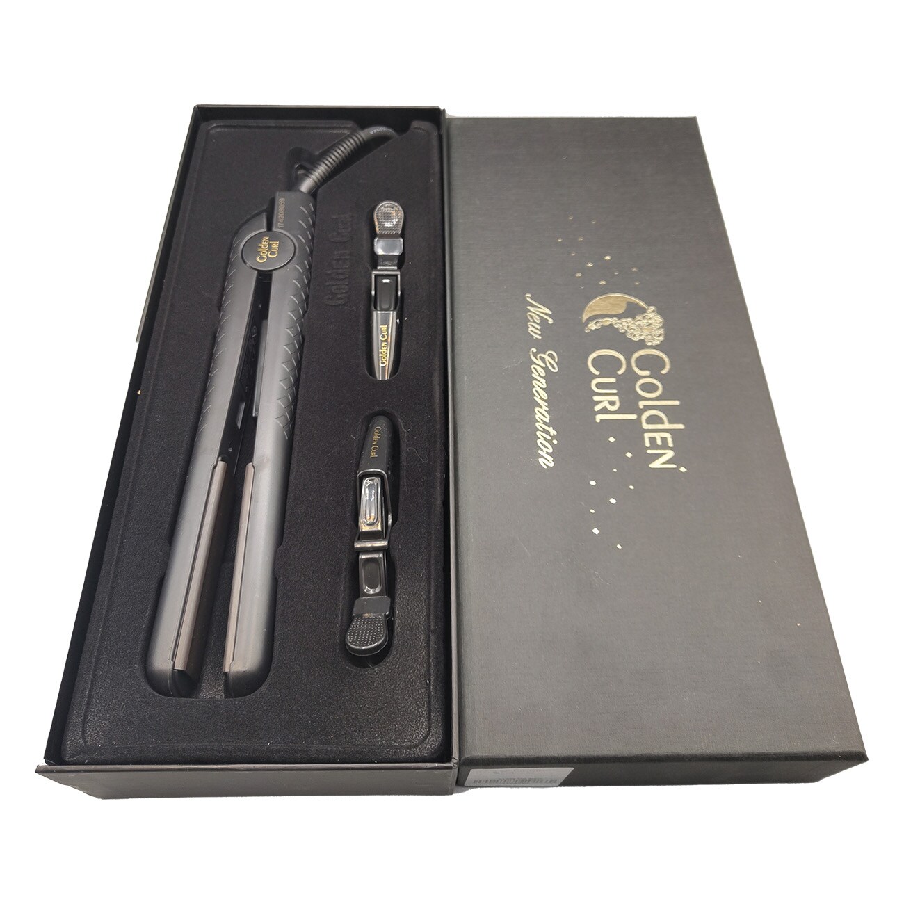 Golden Curl GL806 The Black Ceramic Straightener schwarz Glätteisen
