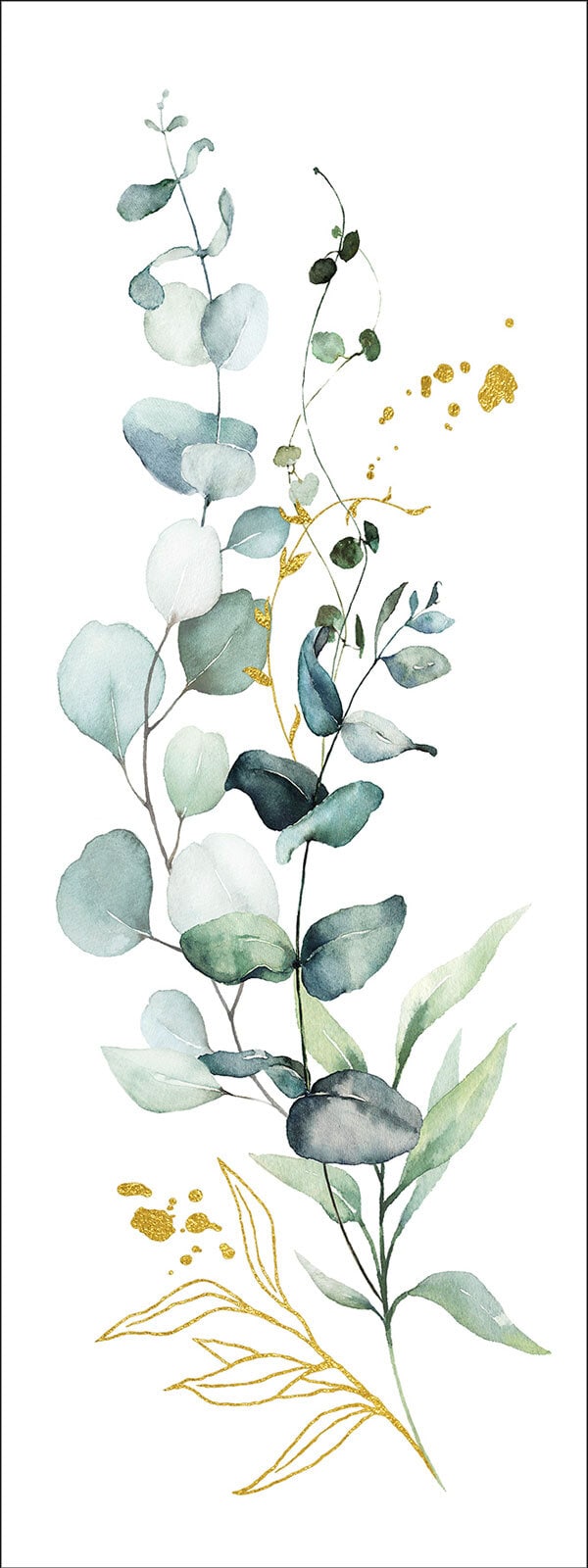 PRO ART Bild EUCALYPTUSARRANGEMENT 80 x 30 cm