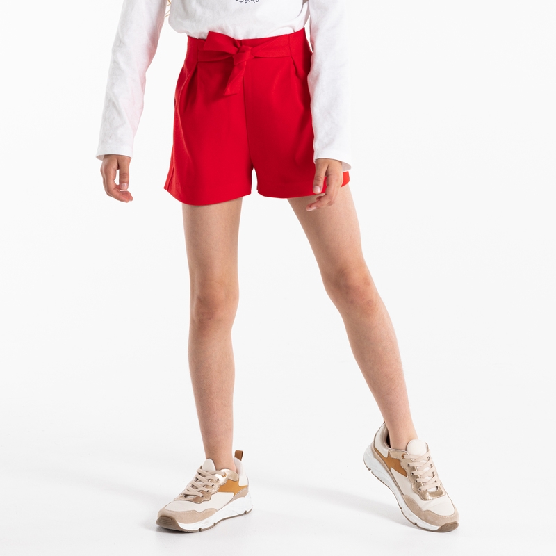 Short chic rouge Fille