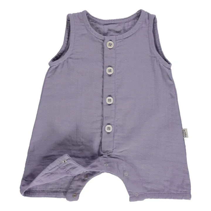 Poudre Organic Combishort Poivre Boutonnée | Lavande