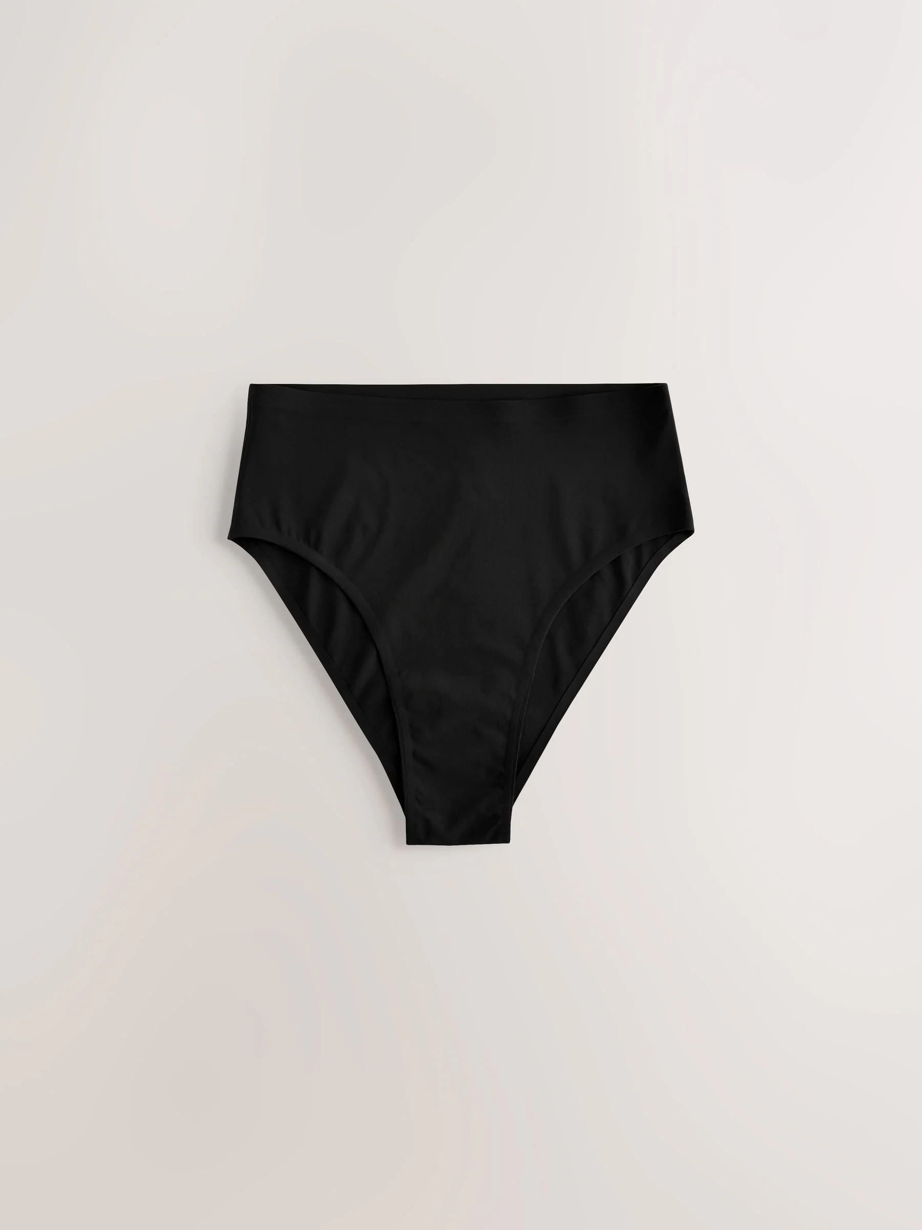Zwart - Geen zichtbare onderbroeklijn comfortabele slips verpakking van 3