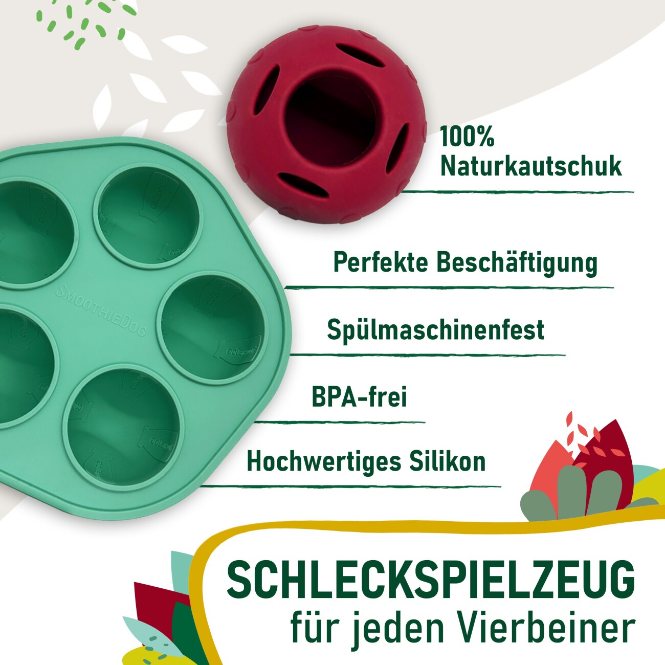 SmoothieDog Schleckball + Mix 6x250 g