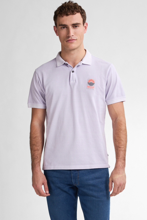 Petrol Industries paarse heren polo