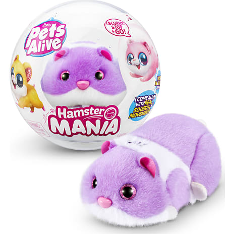 Pets Alive Hamstermania hamsterkæledyr - assorteret