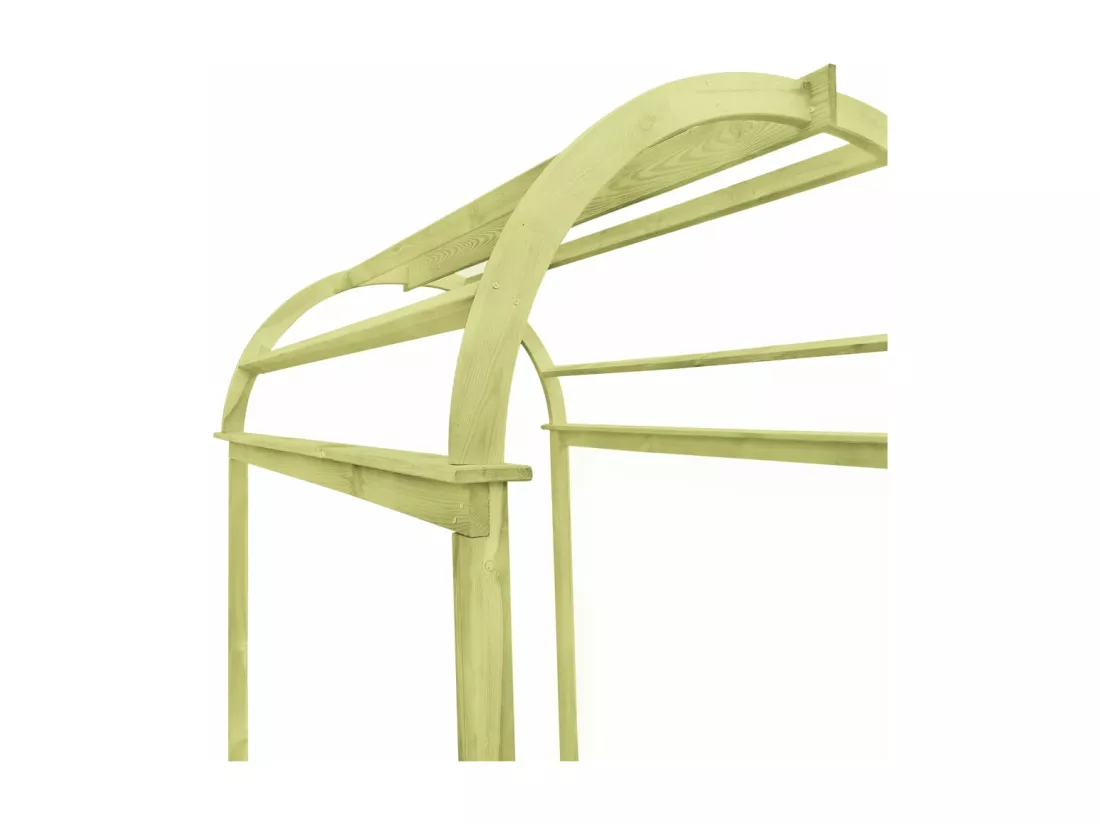 Arche à treillis 125x150x235 cm Bois de pin imprégné