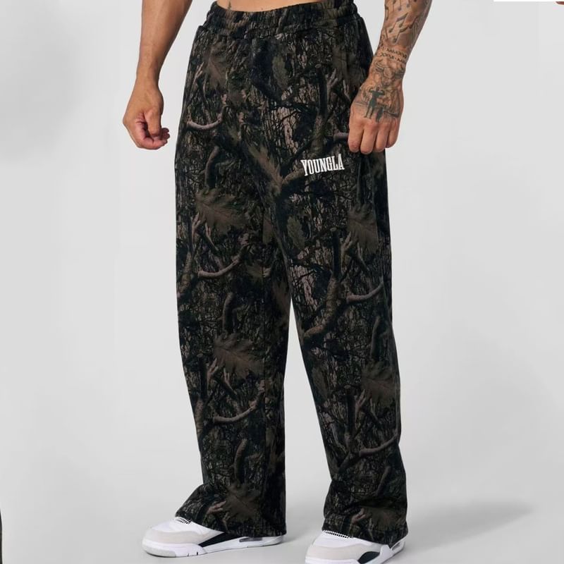 Jerolenea - Hoge Camo Rechte Broek
