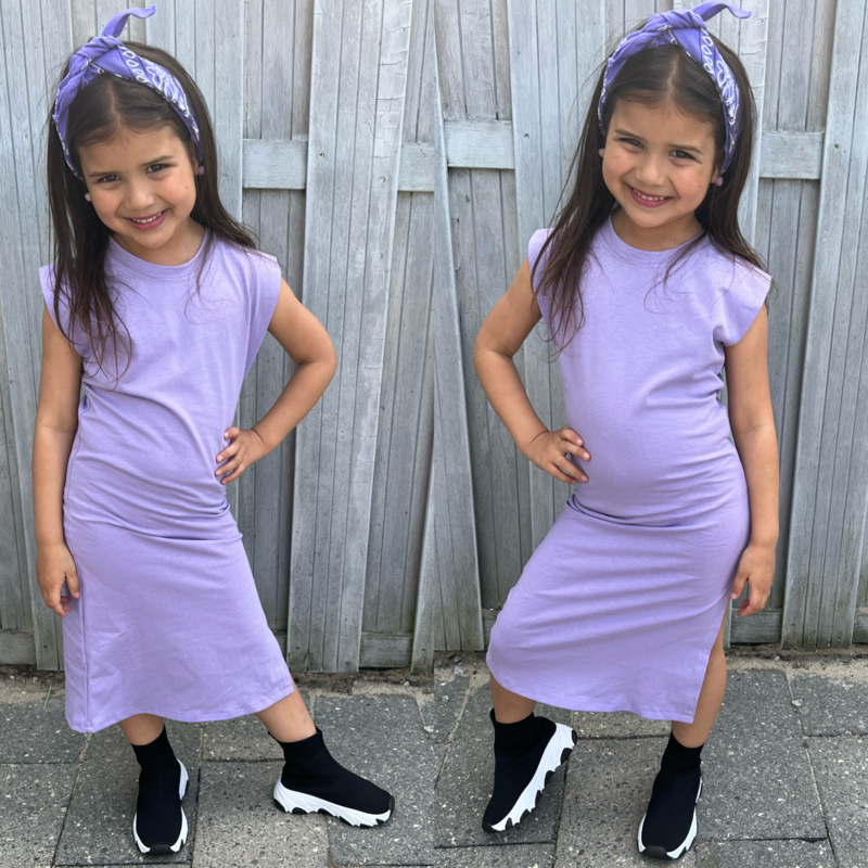 Bandana dress - paars