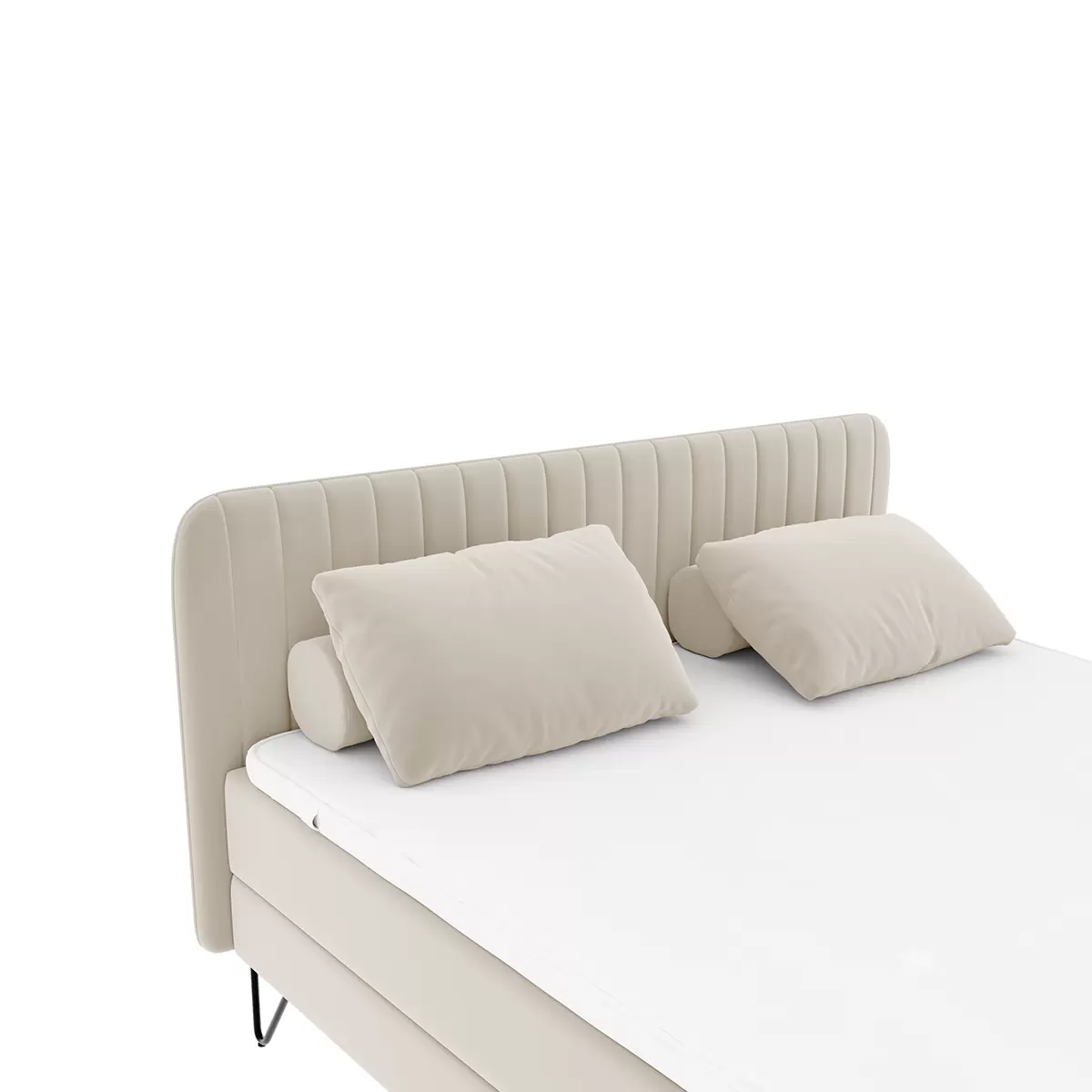 Boxspringbett Lucian 160x200 Beige