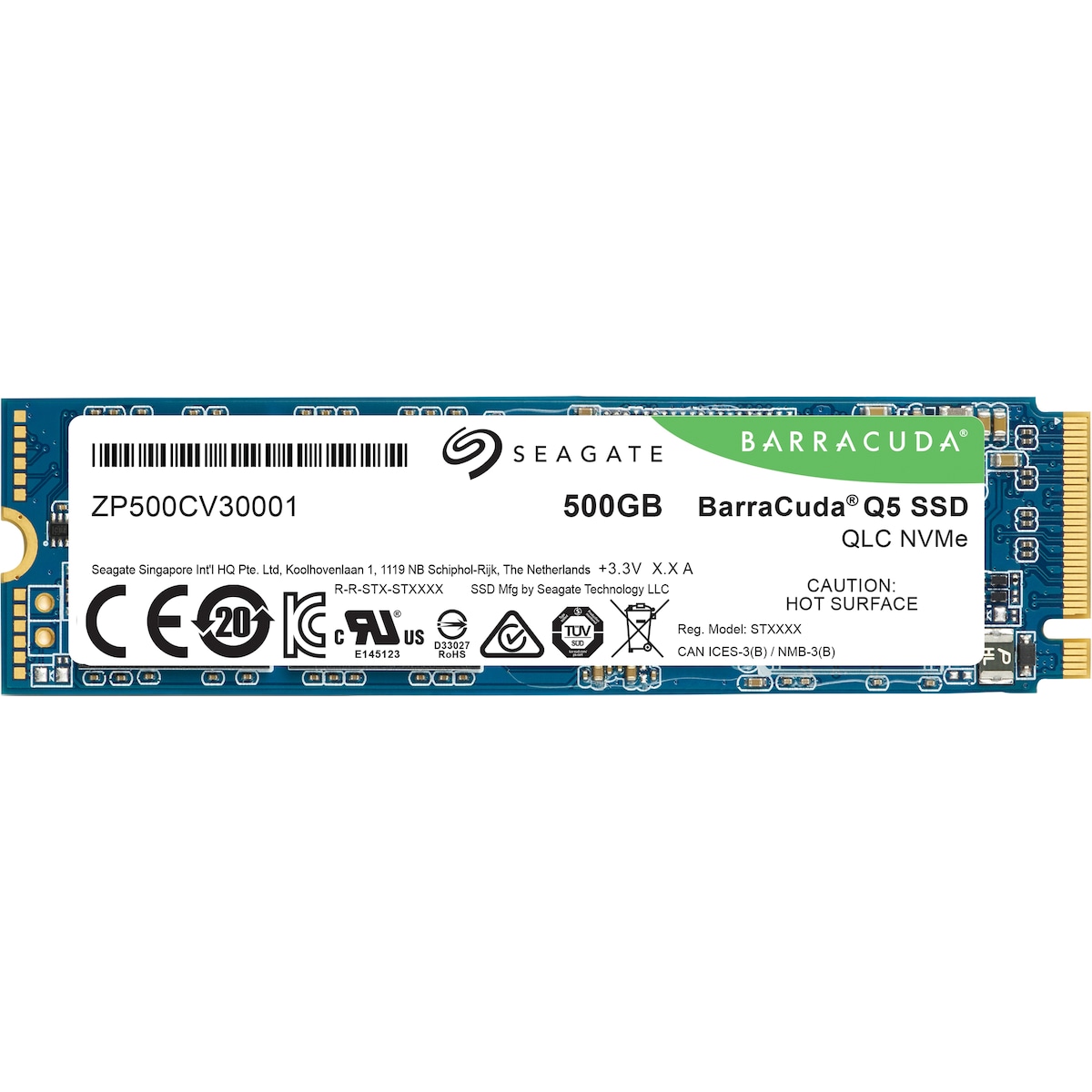 Seagate Barracuda Q5 intern NVMe SSD (500 GB)
