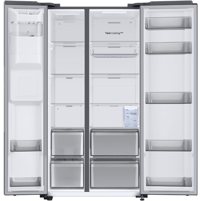 Samsung Side-by-Side RS6GCG853ES9EG Edelstahl Look - interner Wassertank