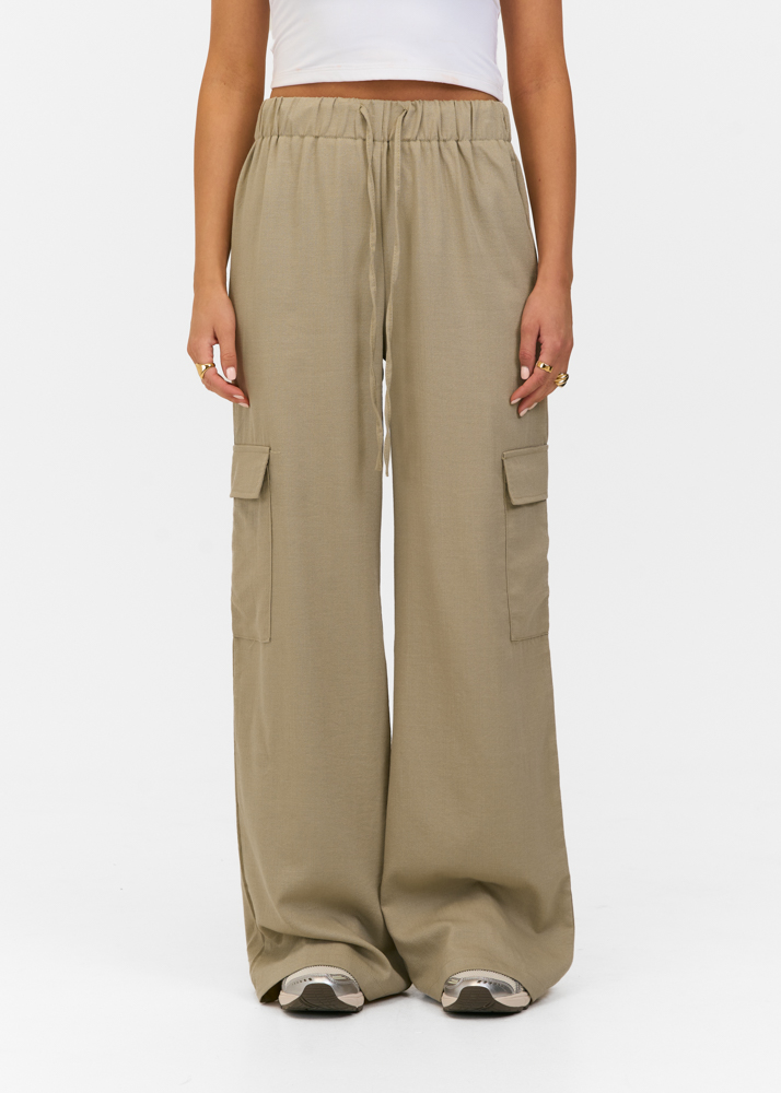 Luna cargo broek lichtgroen