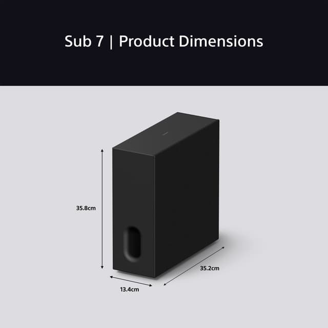 Sony Bravia Theatre Sub 7 trådløs subwoofer