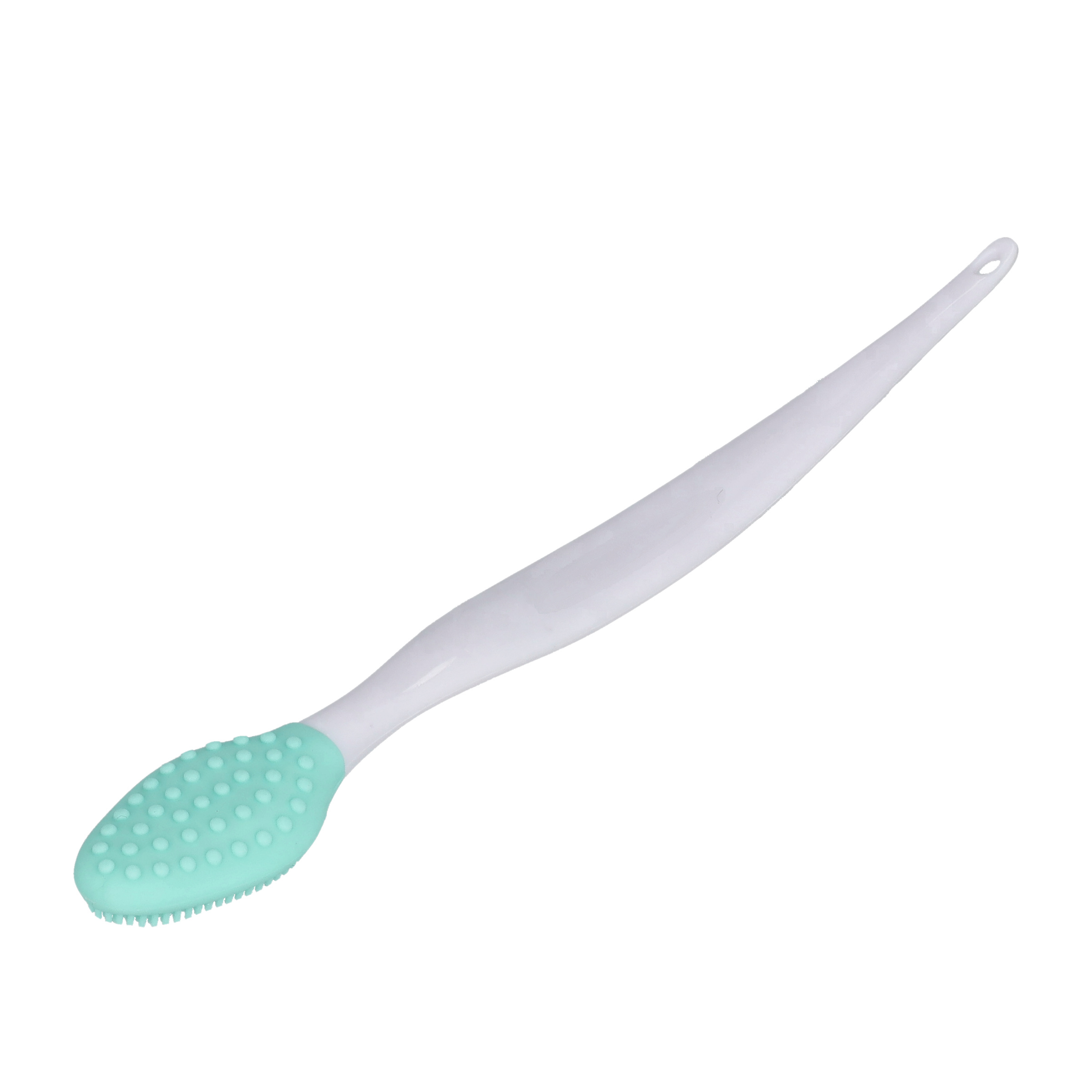 Silikon Gesicht Hautreiniger Bürste Porenreiniger - Weiss / Mint
