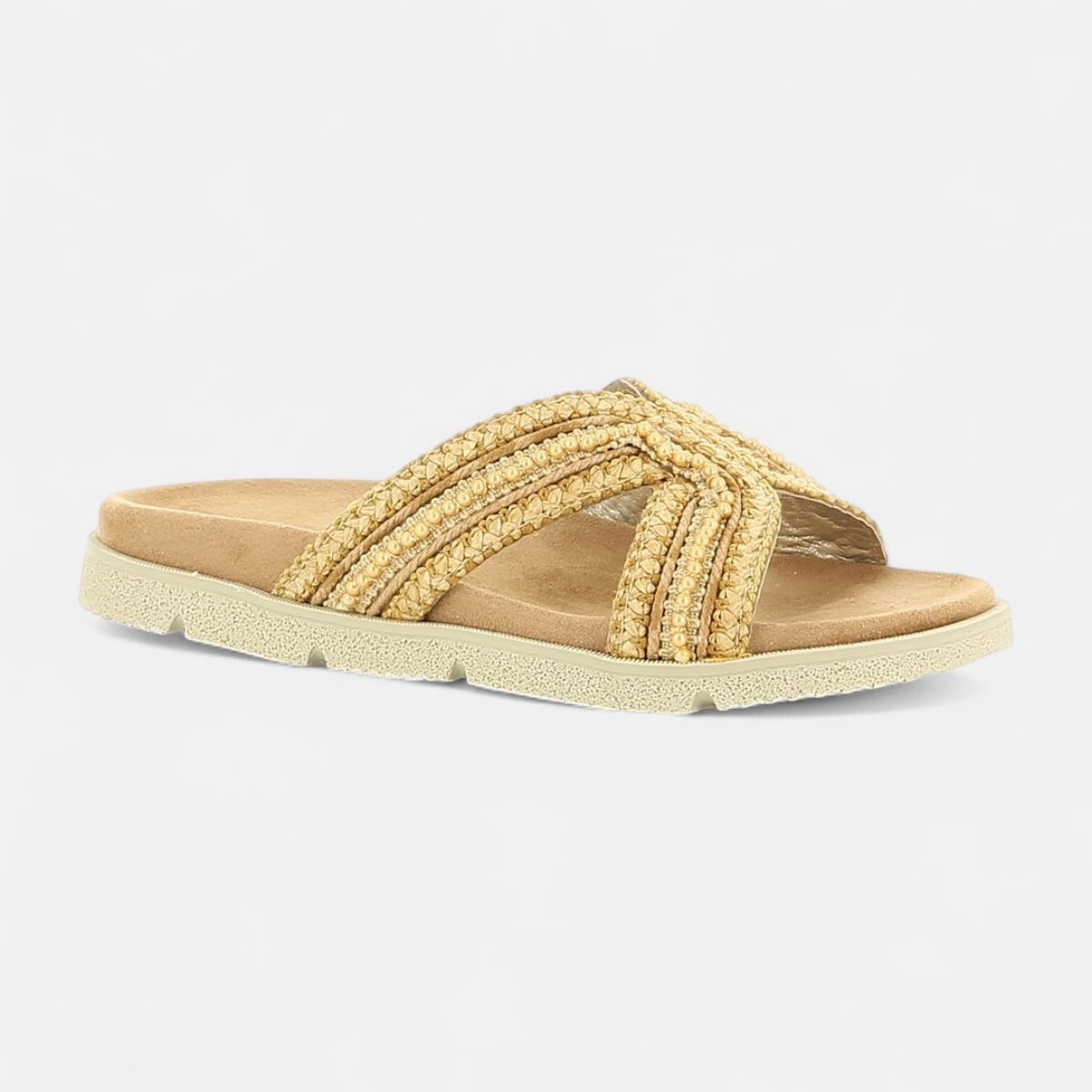 Mules Femme camel