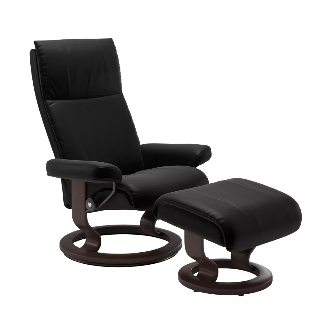 Sessel mit Hocker Aura Classic