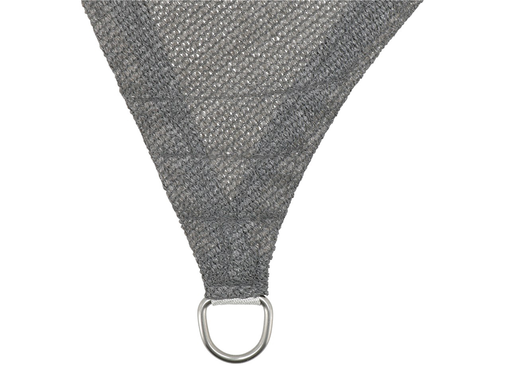 Livn Iseo vierkant HDPE 3,6 x 3,6 meter schaduwdoek - Grey
