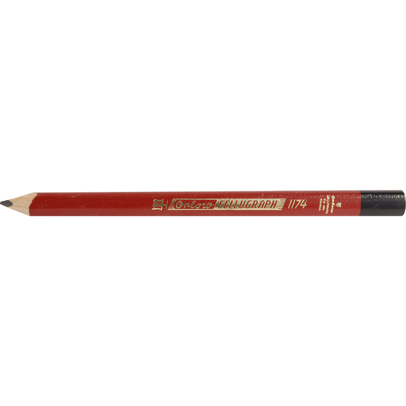 Lyra tegelzetterspotlood 24cm Rood