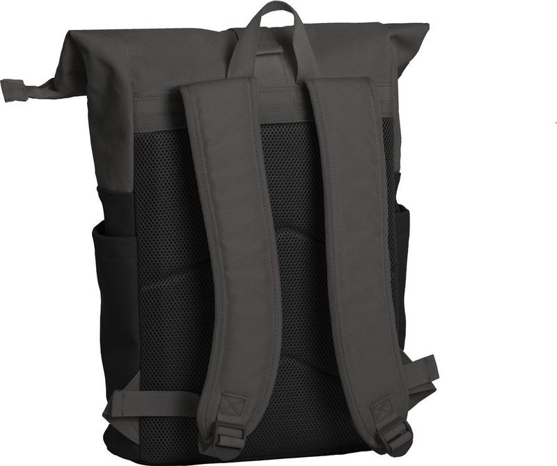 Daniel Ray Pittsburgh Rolltop Laptop Rugzak Waterproof - 15,6 inch - Zwart / Grijs
