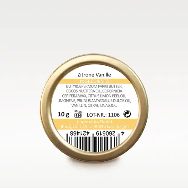 Lip-Balm Zitrone-Vanille