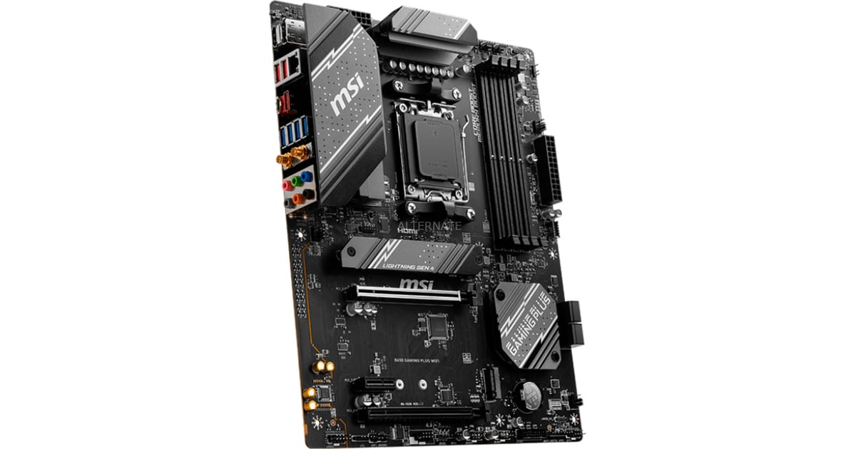ALTERNATEUpgrade Kit B650 GAMING PLUS WIFI / Ryzen 9 9900X3D / 32 GB  (Zwart, Moederbord, CPU, Geheugen)