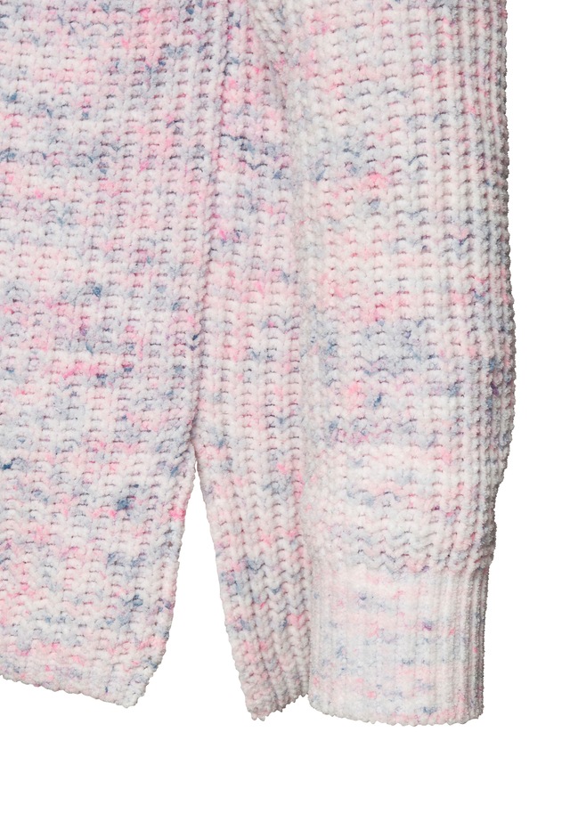 Buffalo V-Ausschnitt-Pullover , aus weichem Chenille, Strickpullover, kuschelig weich