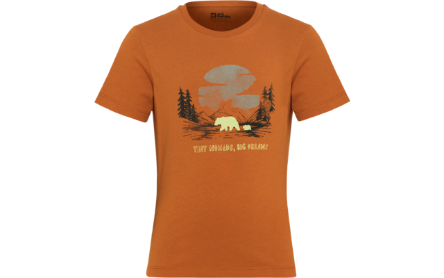 Jack Wolfskin Graphic Cotton Kinder T-Shirt