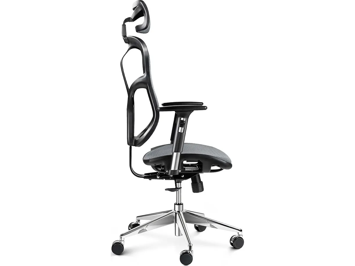 Diablo Chairs V-Basic Black Grey Office Chair