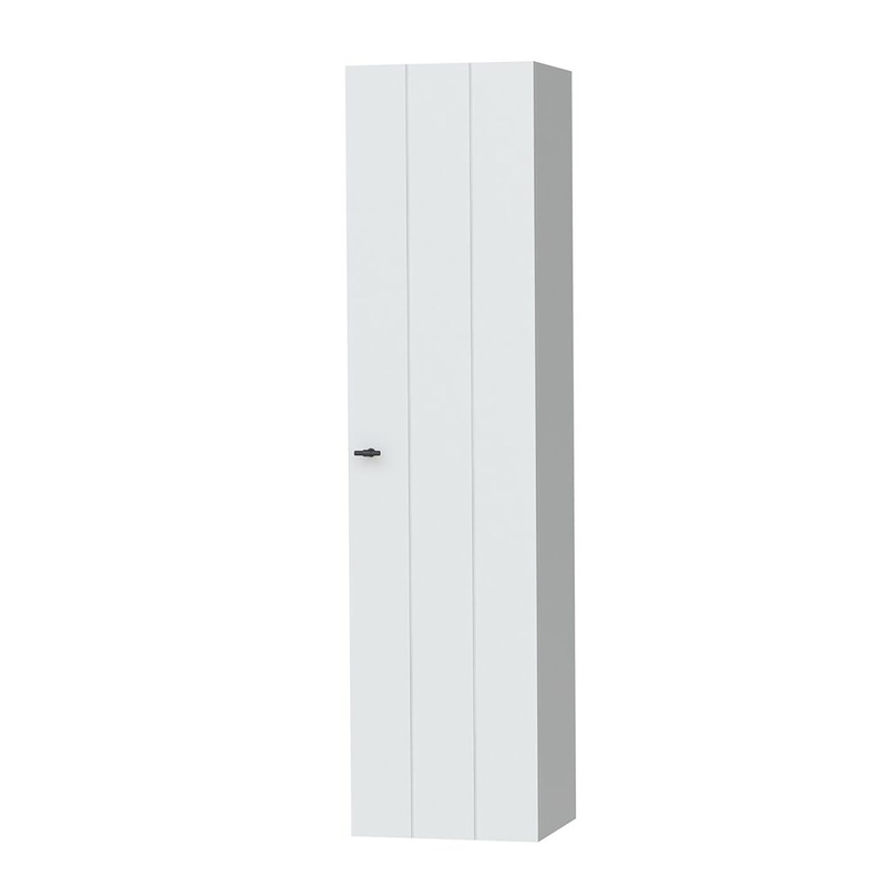 Tiger Maryport Hoge kolomkast 40 cm Mat wit met matzwarte greep