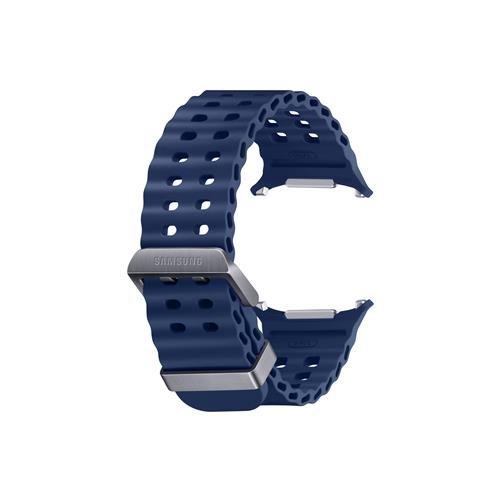 (M/L) Samsung - Samsung Galaxy Watch Ultra (47mm) Sportarmband Marine Band (ET-SNL70MNEGEU) - Blau