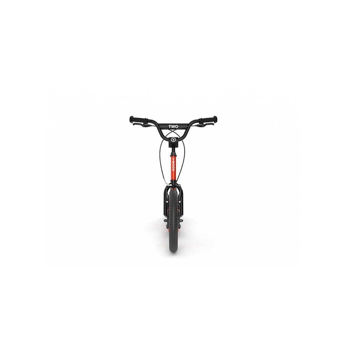 Trottinette two numbers red