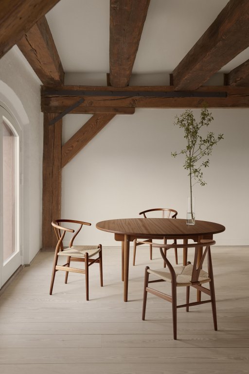 Carl Hansen & Son CH337 uitschuifbare tafel 140x115 geolied eiken