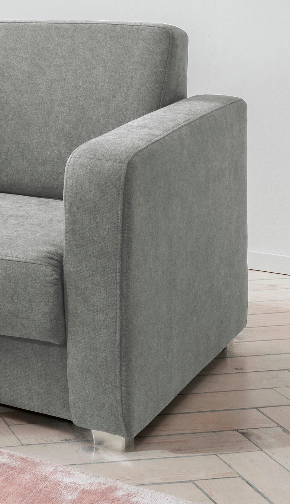 INOSIGN Schlafsofa »Mia Problemlöser Sofa, Einzelauszug, Bettsofa, zeitlos und bequem« mit 2 Einzelauszügen als Längsschläfer