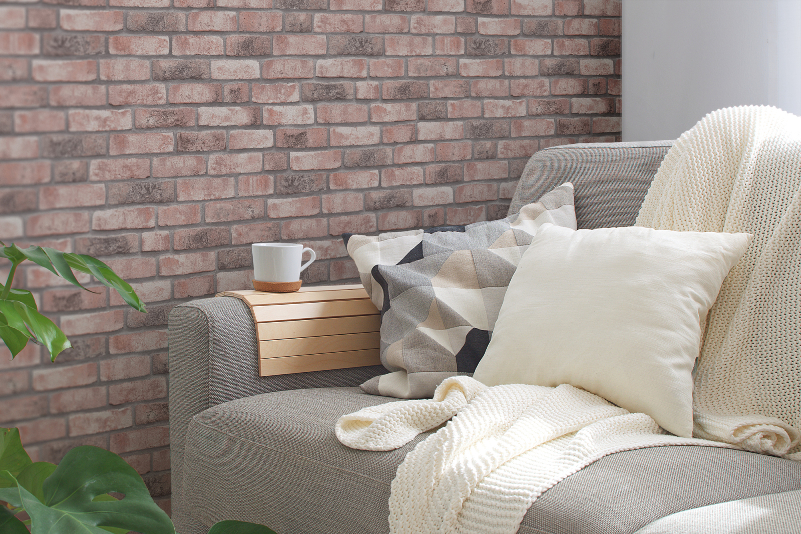 A.S. Creation Vliestapete BRICKS & STONES - grau-beige - Steinoptik - 10 Meter