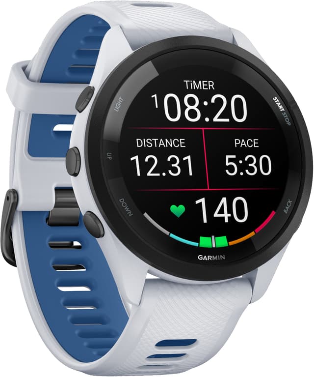 Garmin Forerunner 265 sportsur (hvid)
