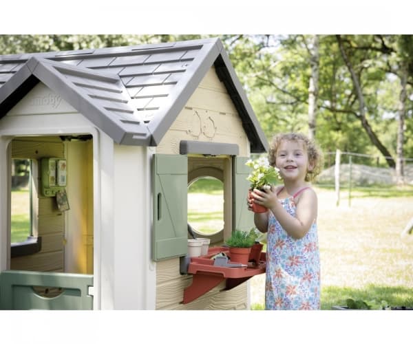 Smoby 810408, Frittstående lekehus, 2 år, 1 dører, Flerfarget