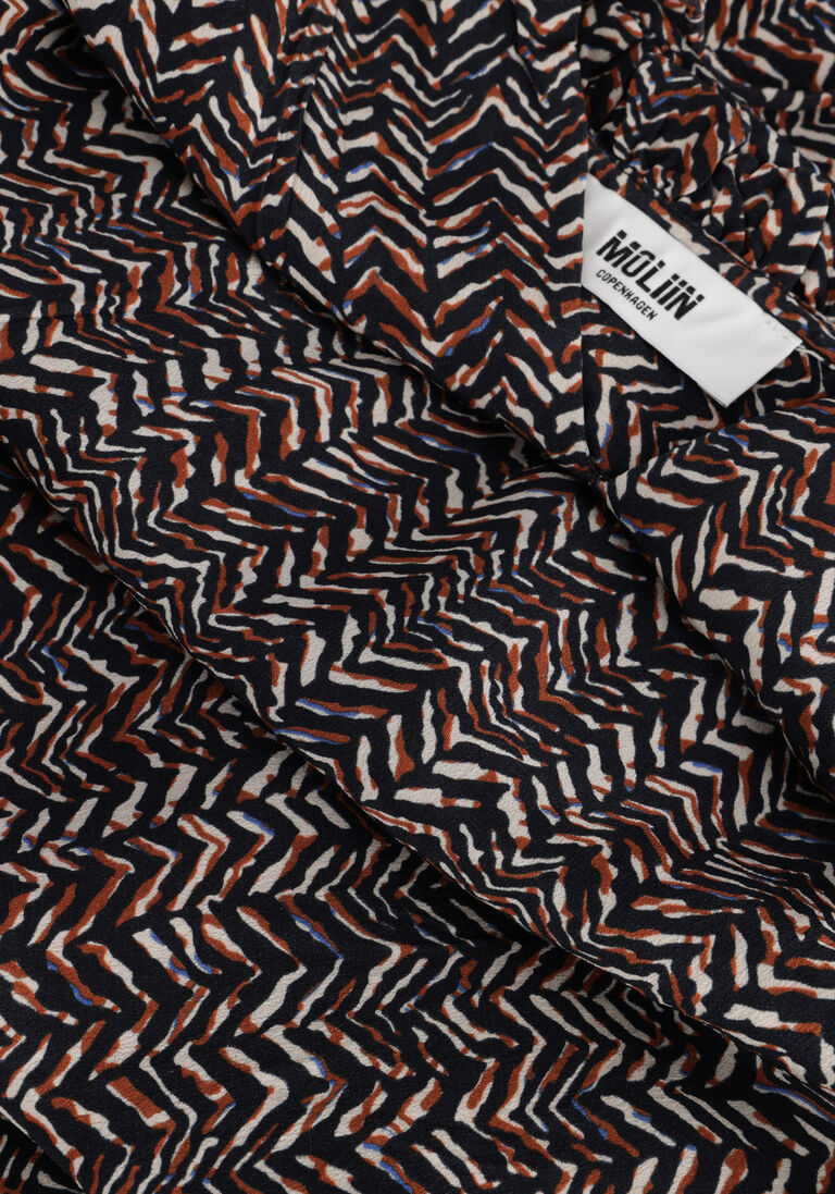 MOLIIN bruine moliin midi jurk ria