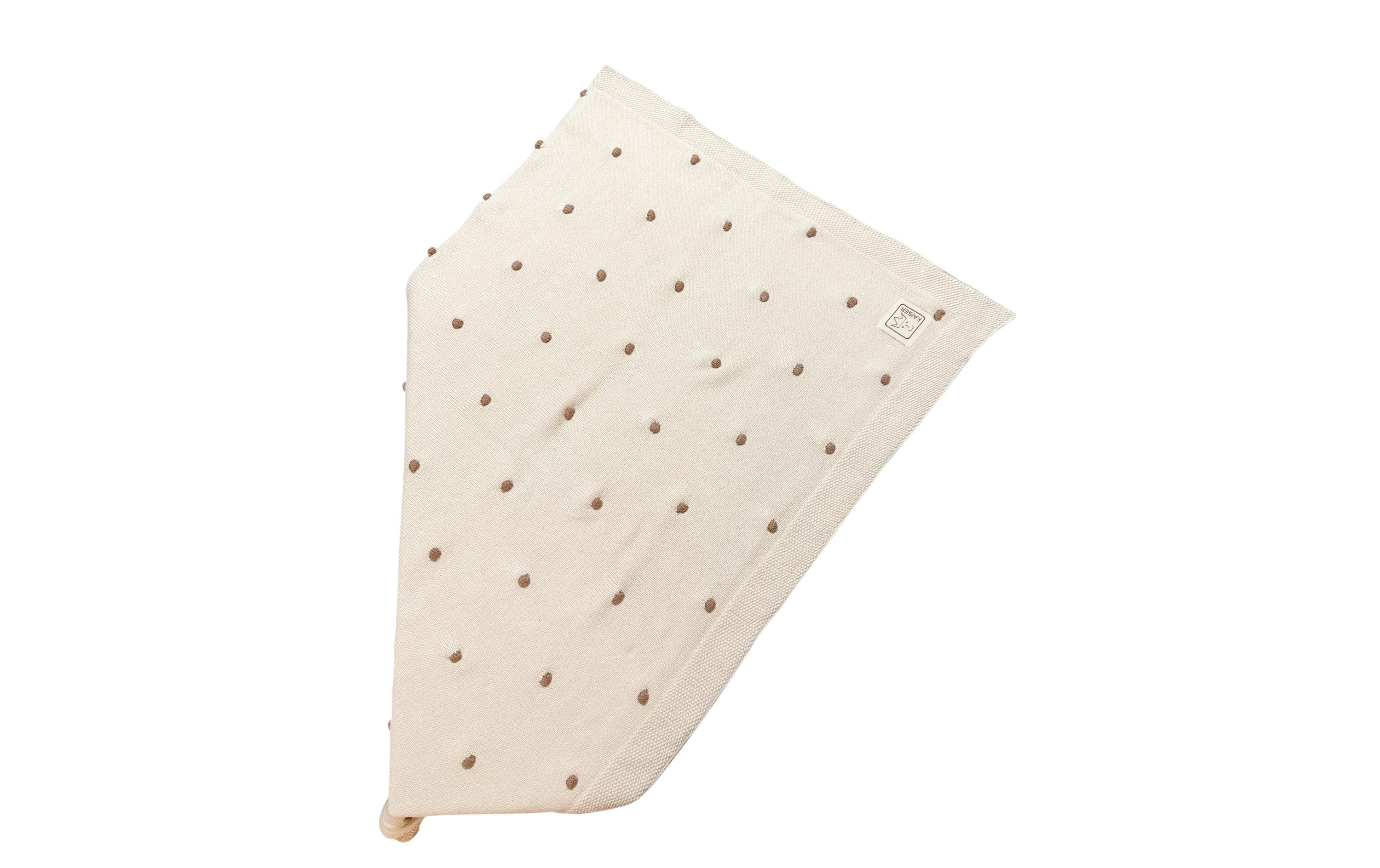 Babydecke Knots creme/knots light brown 80 x 100 cmGanzjährige Decke mit kleinen, dreidimensionalen Knötchen