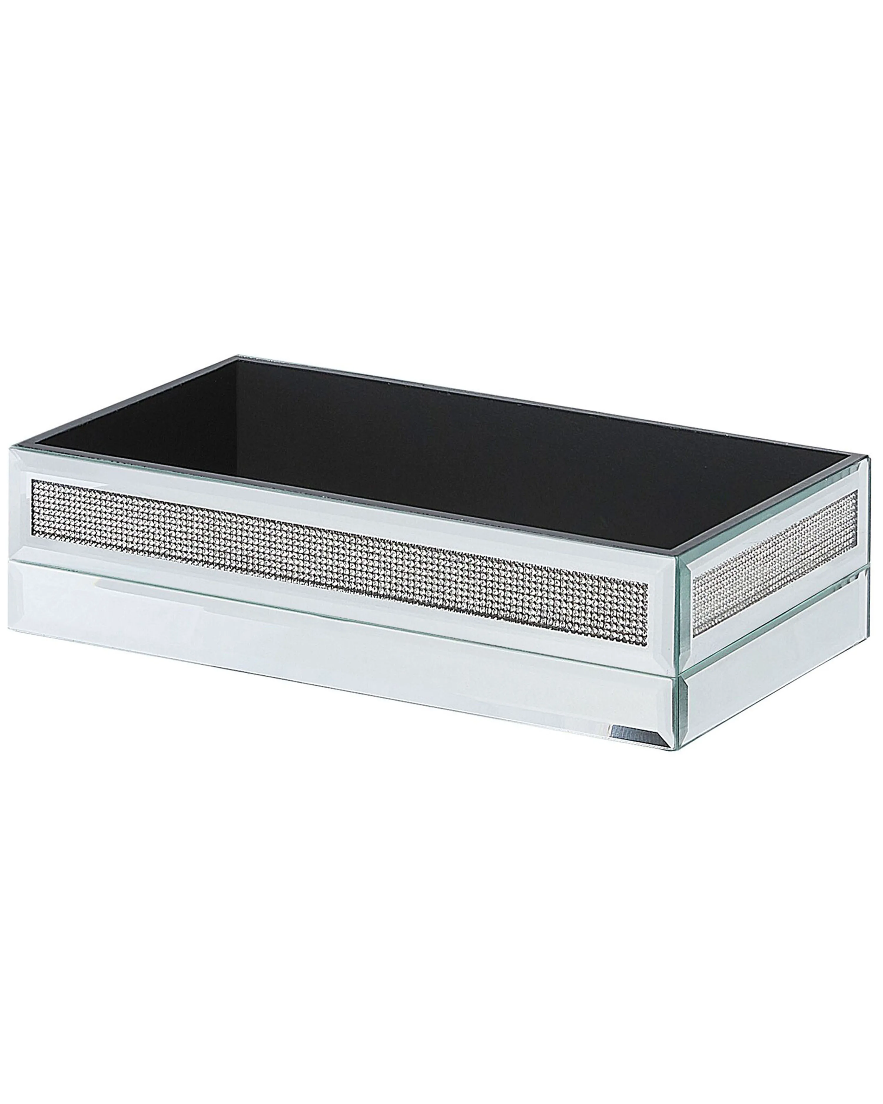 Tissuehouder CHARLY Glas Zilver