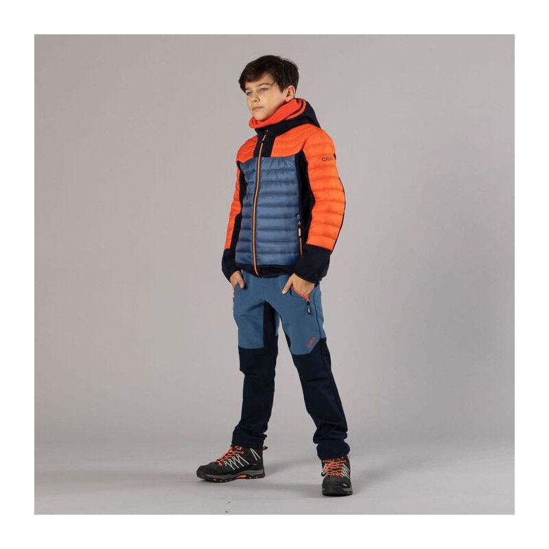 Boy's hybrid jacket with ripstop - Doudoune enfant