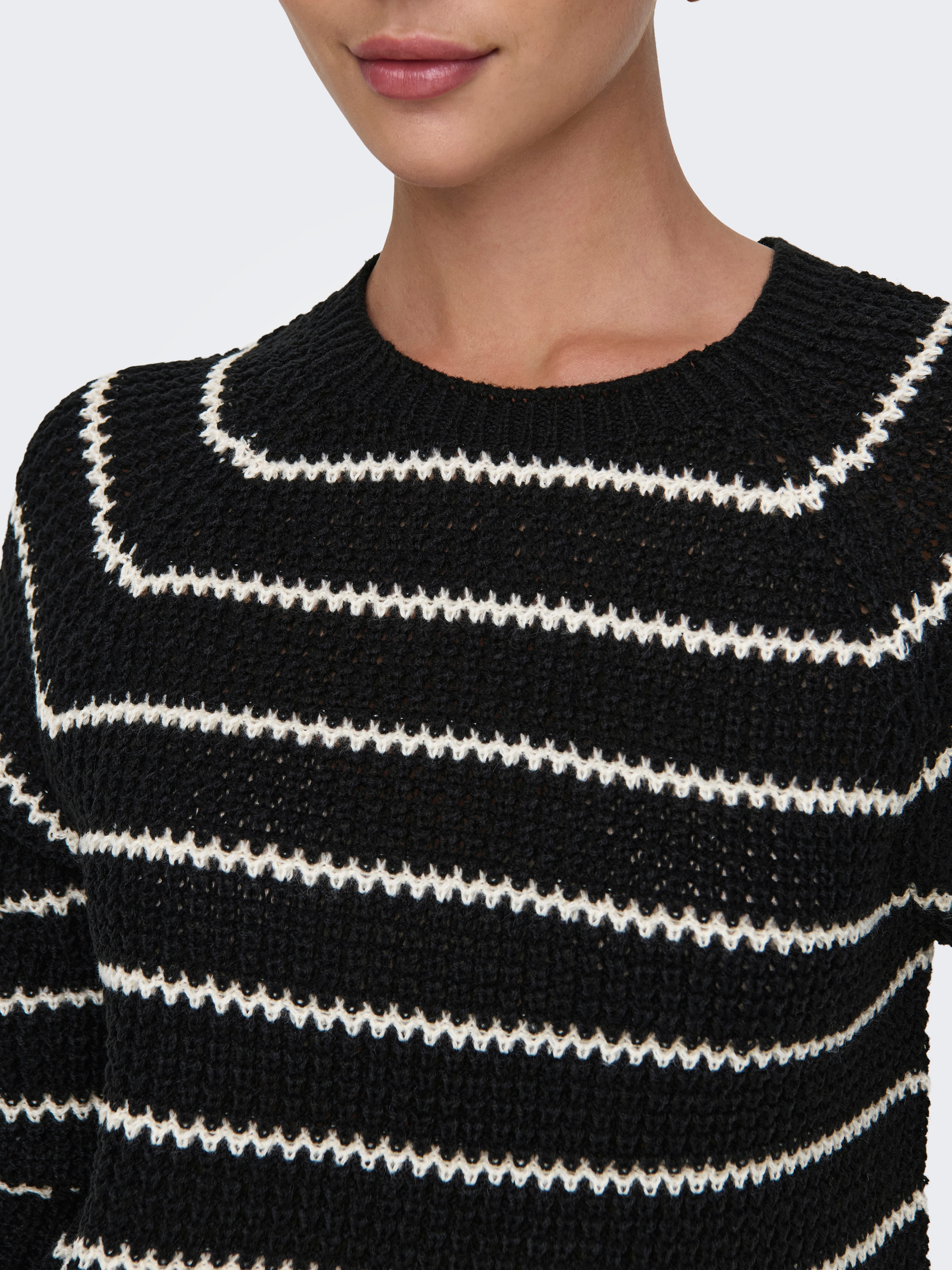 JDYELLEN Strickpullover Black