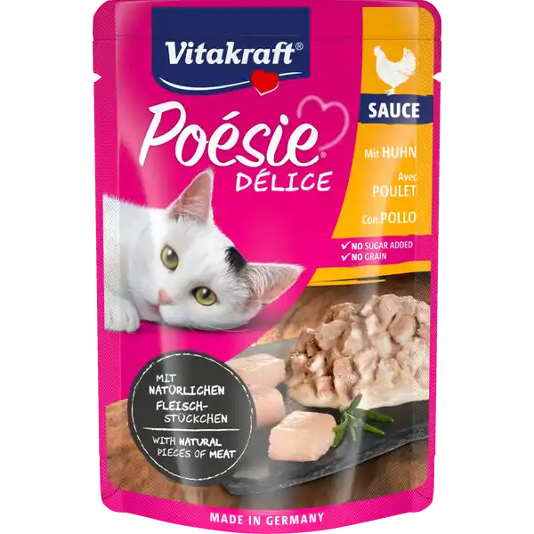 Poésie Délice mit Huhn in Sauce