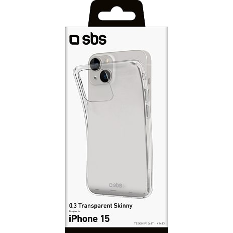 SBS iPhone 15 cover - transparent