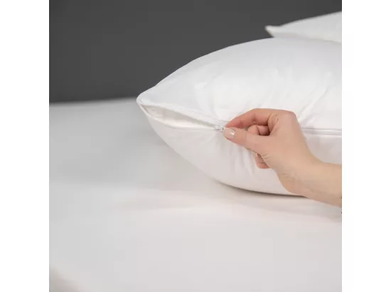 Lot de 2 protèges oreillers imperméables en jersey 65x65cm