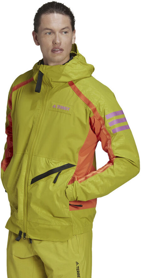 adidas Terrex Utilitas regnjakke Gul