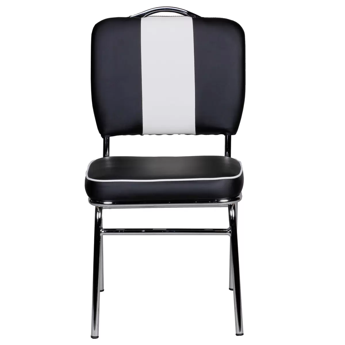 Stuhl Barcelona schwarz,weiss